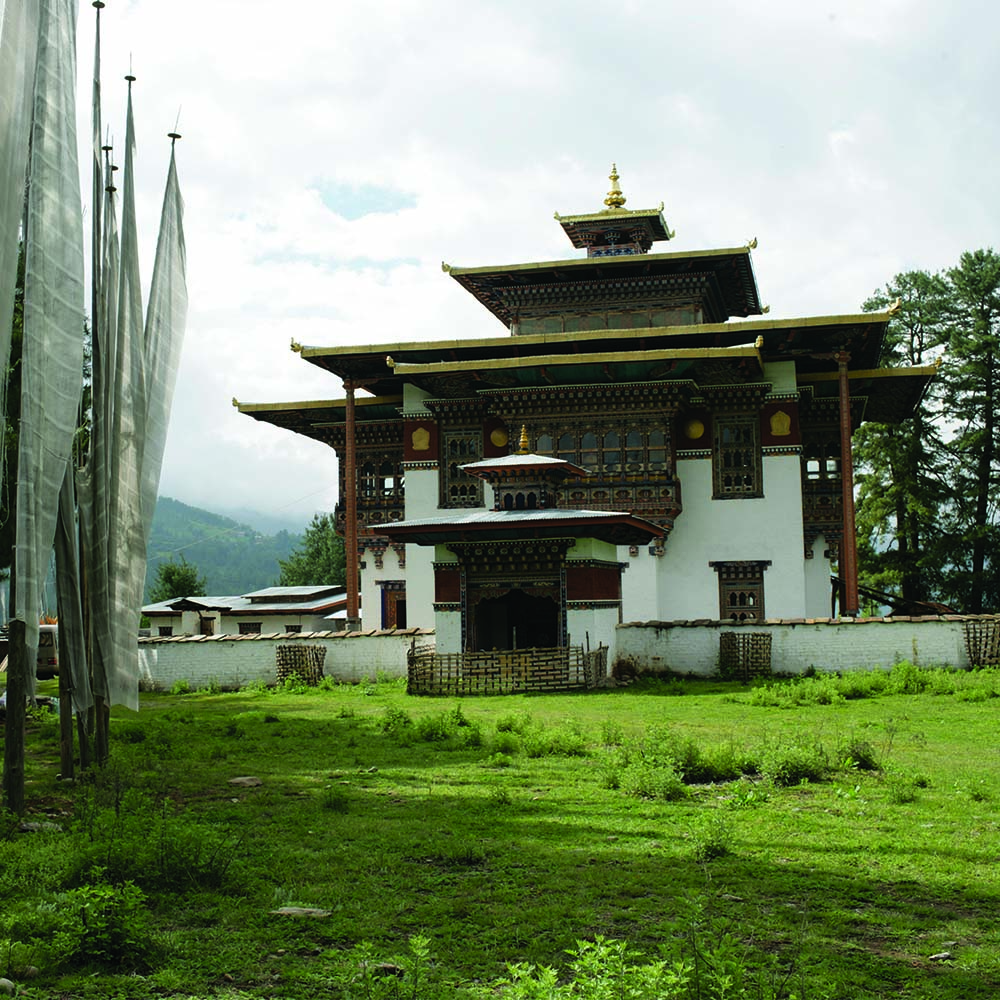Kurjey Lhakhang, where Guru Rinpoche left his body print