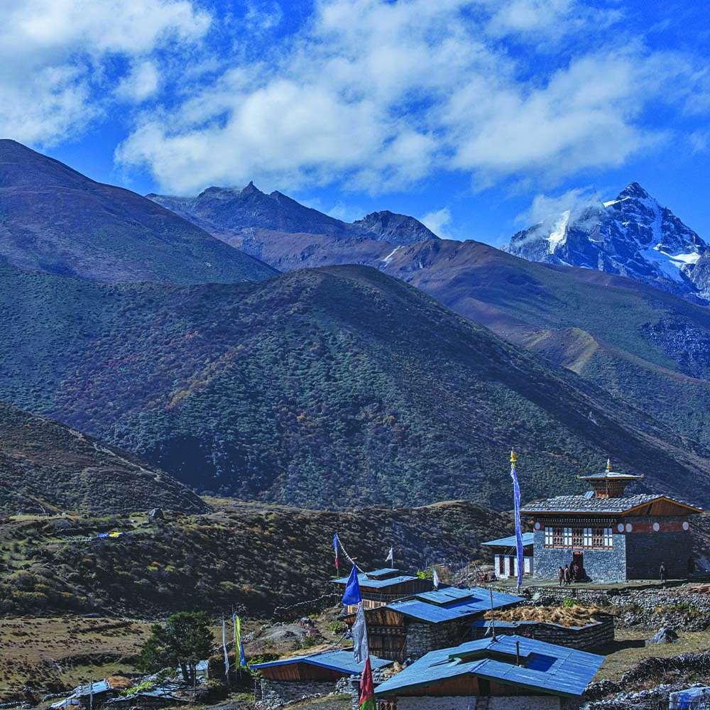 Lunana, at the head of the northern valleys