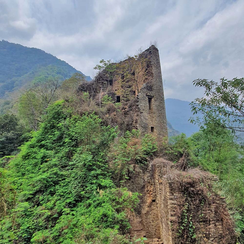 The ruins of Zhongar Dzong