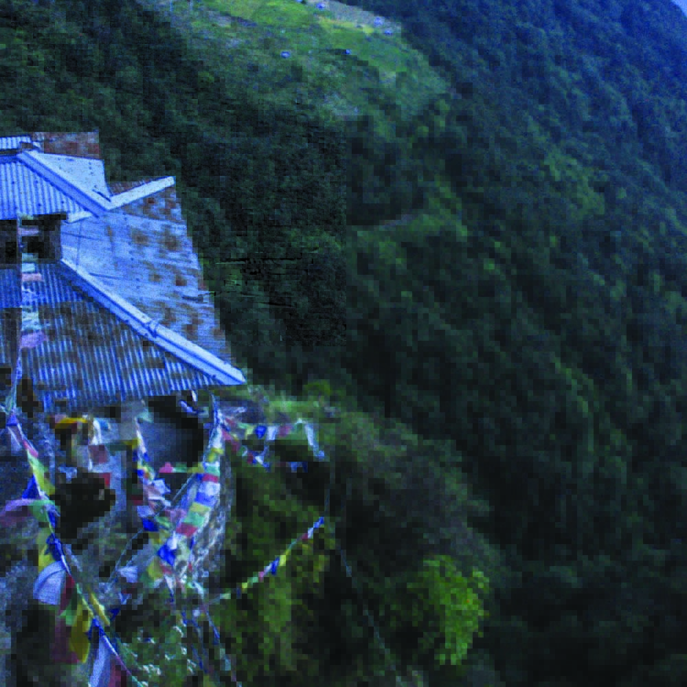 Omba Ney, a cliff pilgrimage above the valley