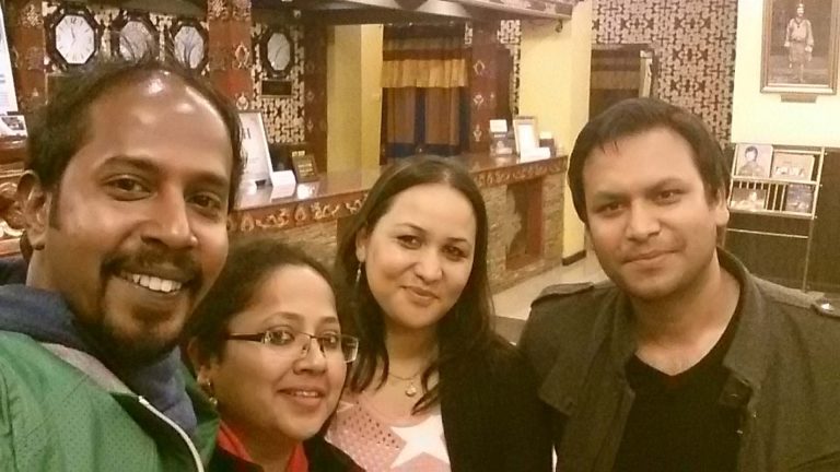Mr. and Mrs. Kshitij in Bhutan