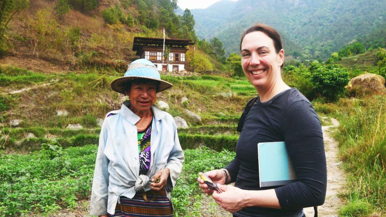 Noelle Gracy in Bhutan