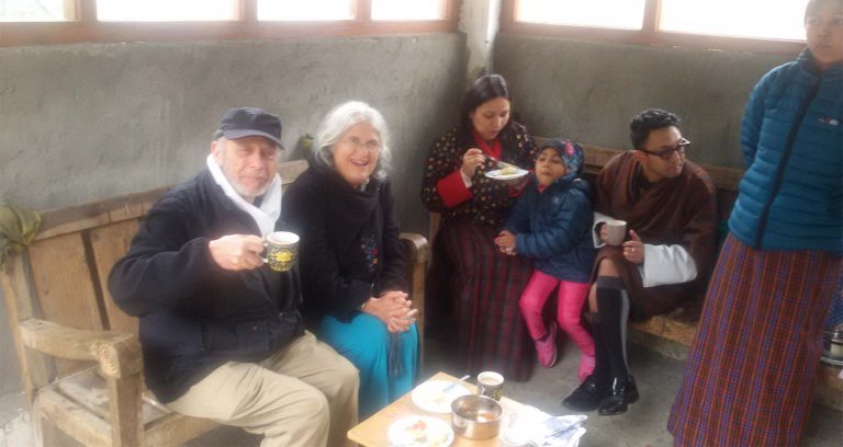 Rebekah & Micheal in Bhutan