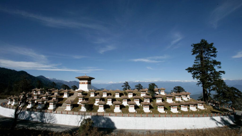 Druk Wangyel Chhortens at Dochula Pass