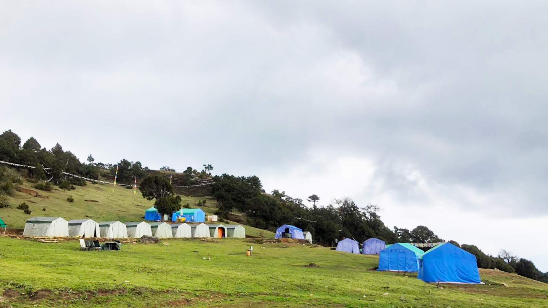 A Bhutan Trekking Campsite